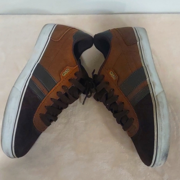 Men's DVS Milan 2CT Brown Skateboard Shoes Size 10 Medium EUC - Picture 4 of 12